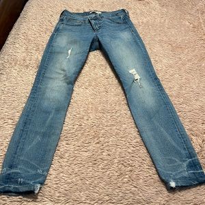 EUC Madewell 9’’ High-rise skinny jeans